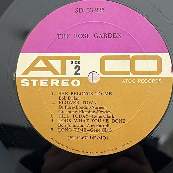 The Rose Garden Self-Titled Vinyl LP 1968 ATCO SD33-225 - Picture 7 of 11
